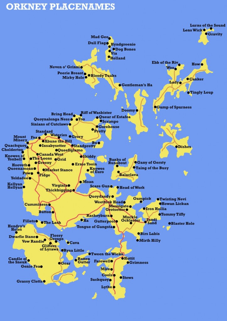 Orkney placenames (Source: Big Think)